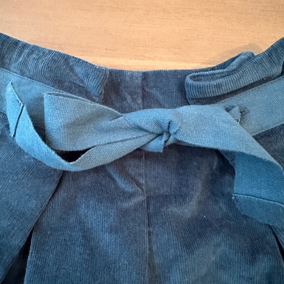 Tia Cibani Kids Corduroy Knee Shorts size 2 Teal - Picture 3 of 5